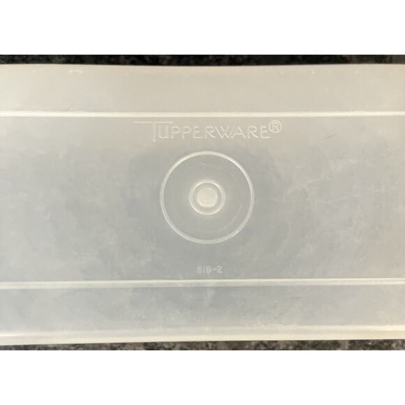 Vintage Tupperware Velveeta Cheese Keeper Butter Cracker Container #518-1 #519-2 - Picture 4 of 8